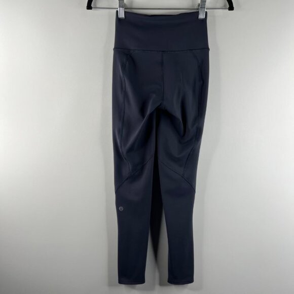 Lululemon Women's To The Beat Tight 24" Everlux Leggings Pants Size 2 Stone Blue - Picture 4 of 7
